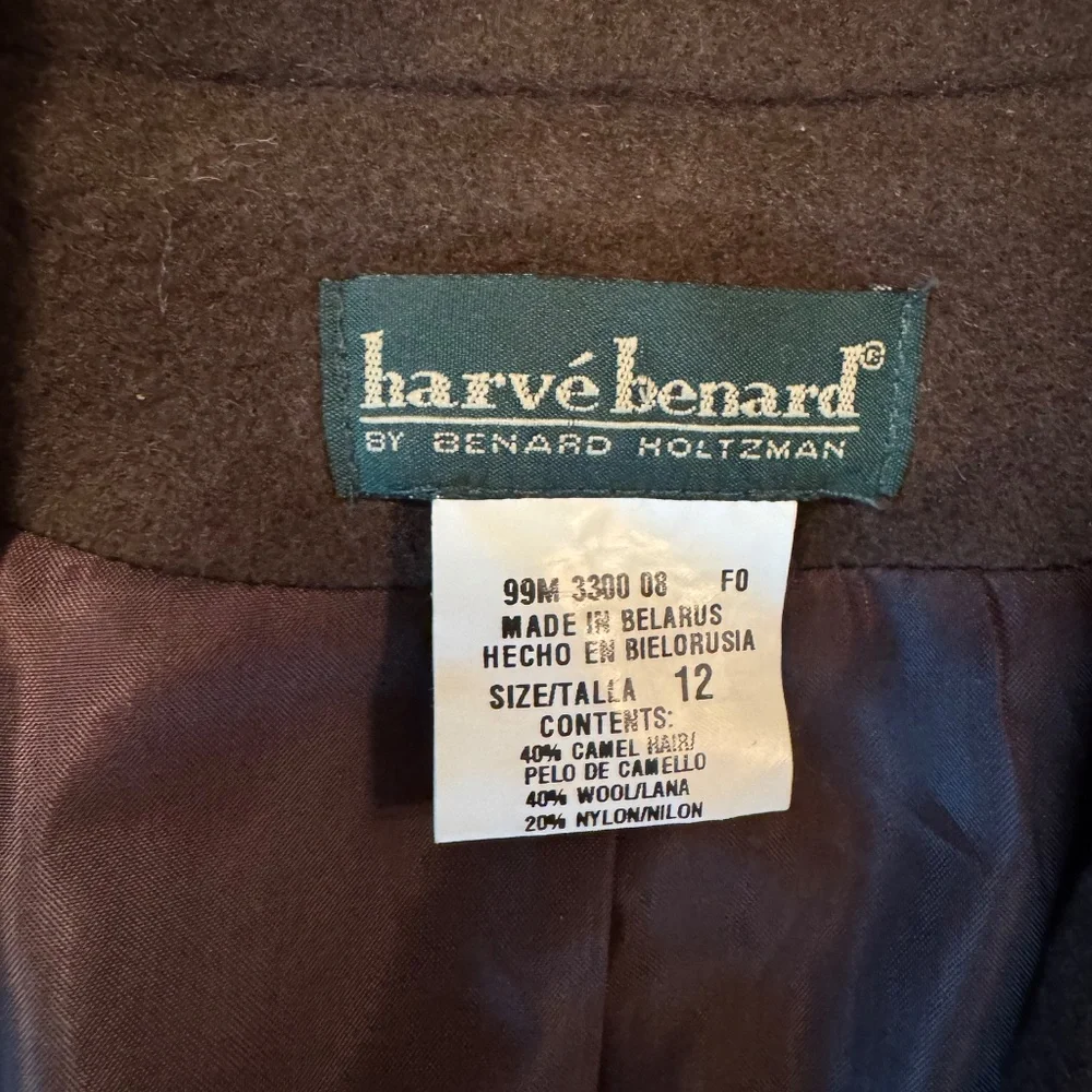 Harve Benard by Benard Hotzman Elegant Chocolate Brown Blazer - Picture 2 of 3